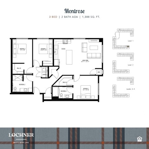 the floor plan of the condo